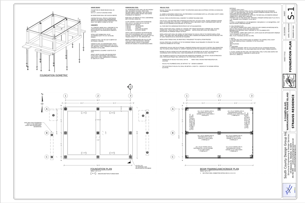 Construction drawings and permit set - NJ&J Builders